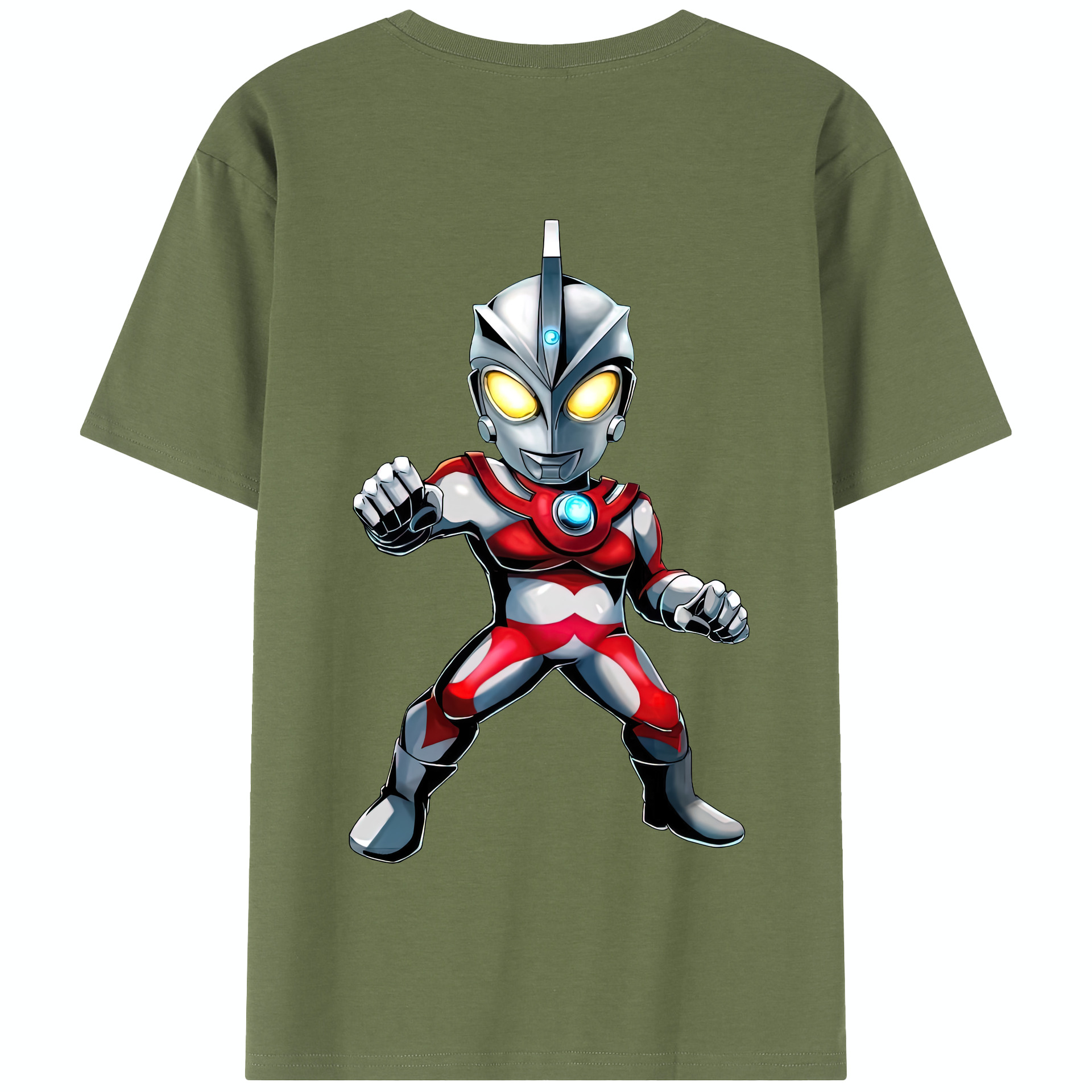 （画像用） ウルトラマン Ultraman 綿100％半袖Tシャツ（背面プリント）